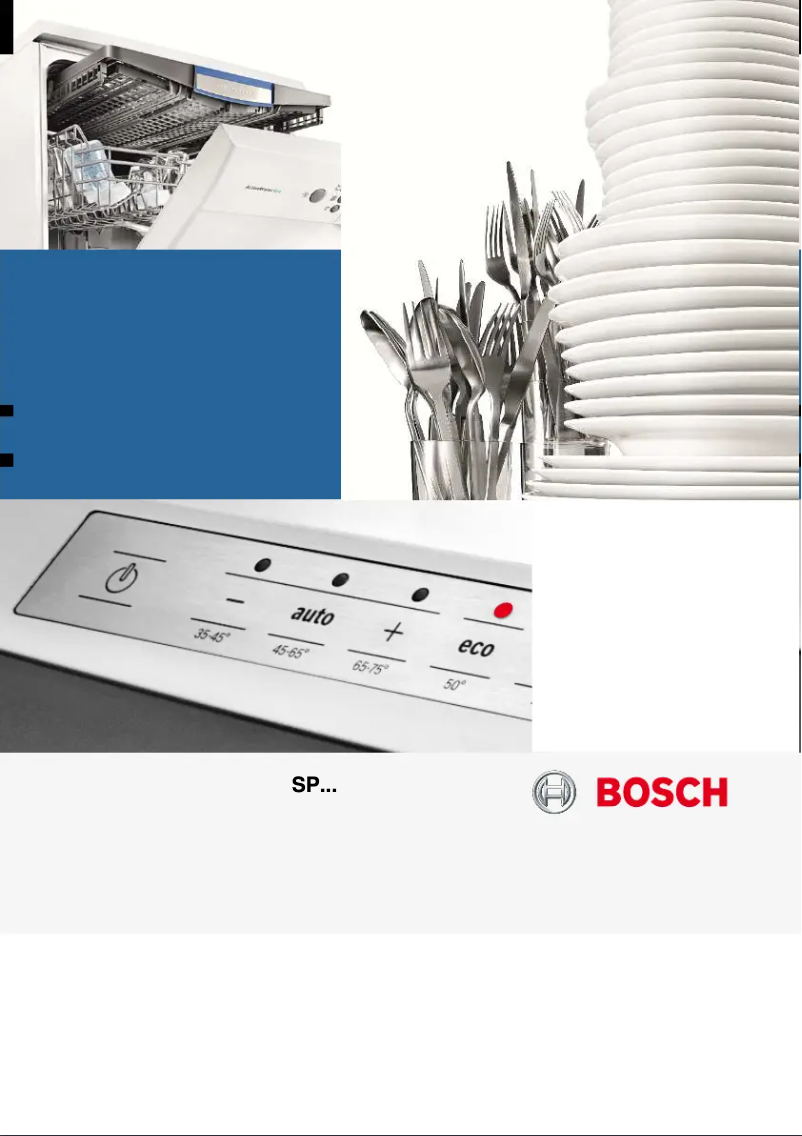 Page n°1 - Manuel utilisateur Bosch SPS40E02EU