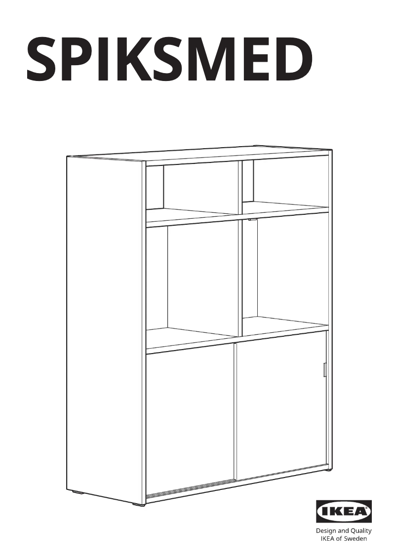 Imagen de la primera página del manual del dispositivo SPIKSMED 905.655.13