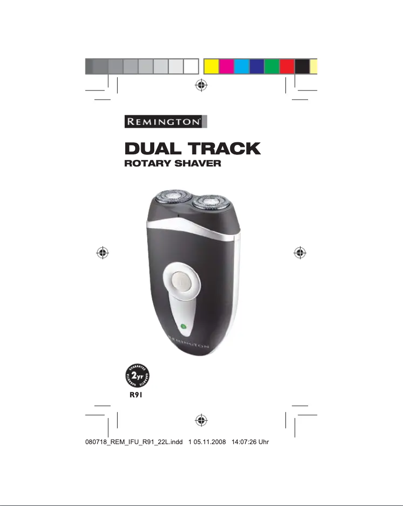 Page 1 de la notice Manuel utilisateur Remington R91 Dualtrack