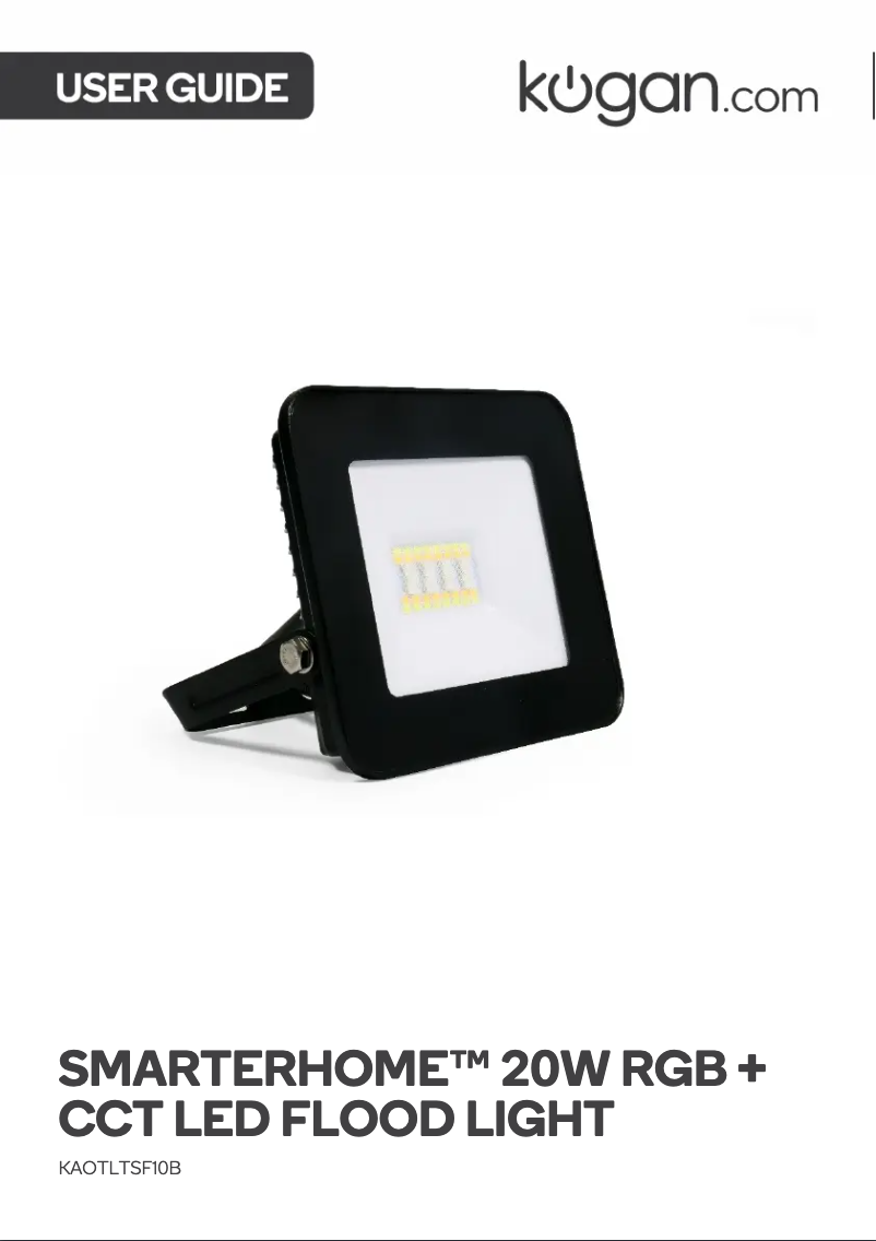 Page 1 de la notice Manuel utilisateur Kogan KAOTLTSF10B
