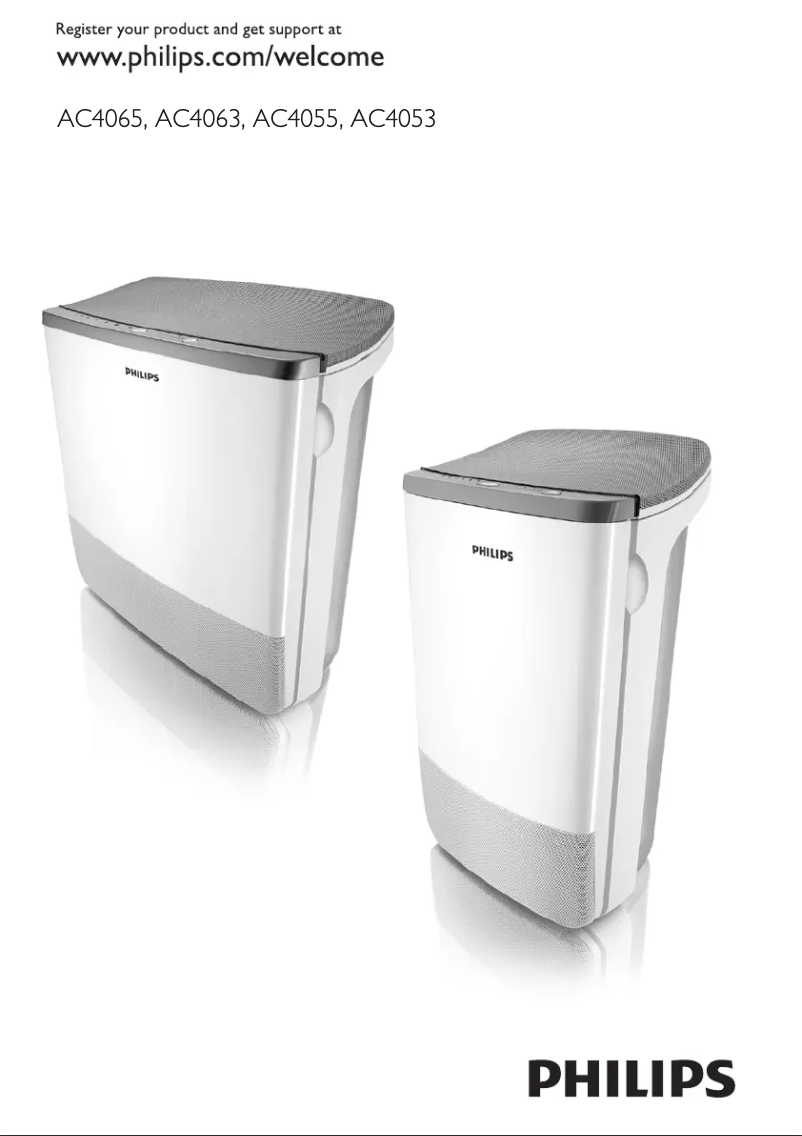 Página 1 del manual Manual de usuario Philips AC4053