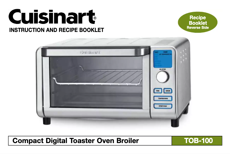 Page 1 de la notice Manuel utilisateur Cuisinart TOB-100