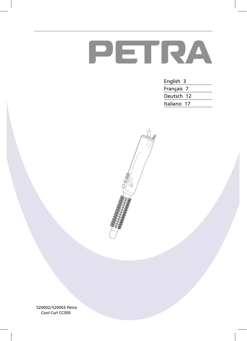 Image de la première page du manuel de l'appareil CC 300