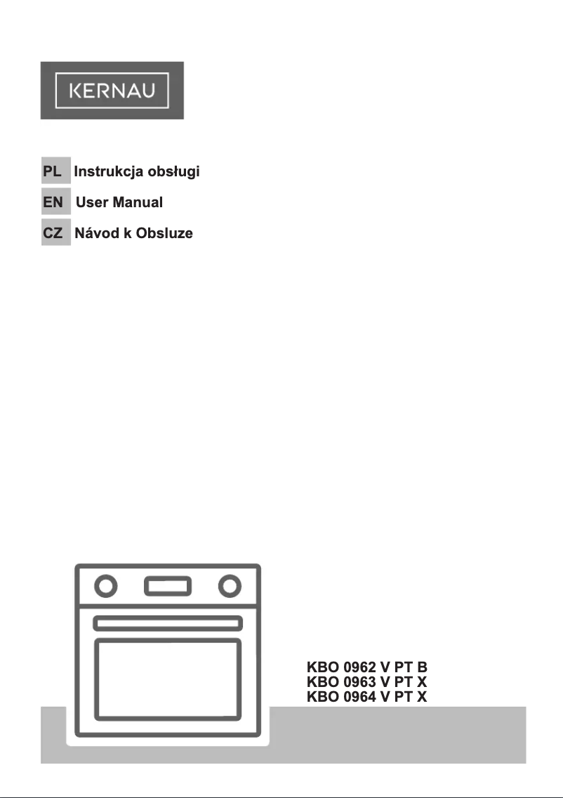 Page n°1 - Mode d'emploi Kernau KBO 0962 V PT B