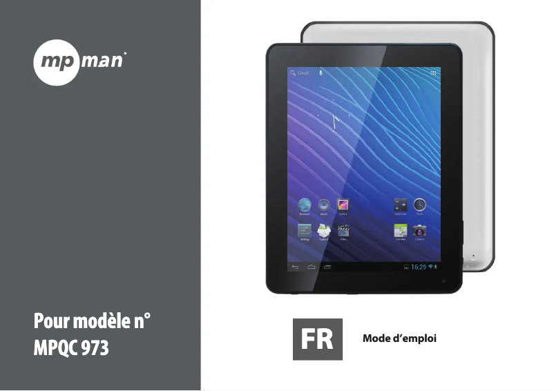 Imagen de la primera página del manual del dispositivo MPQC 973