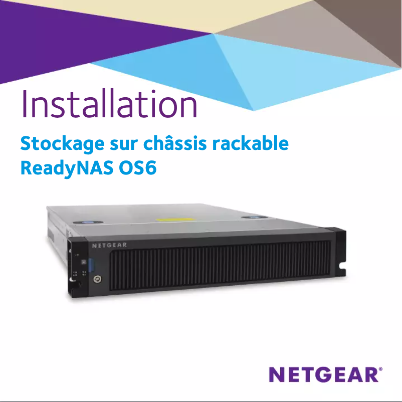 Page 1 de la notice Guide d'installation Netgear RN3138