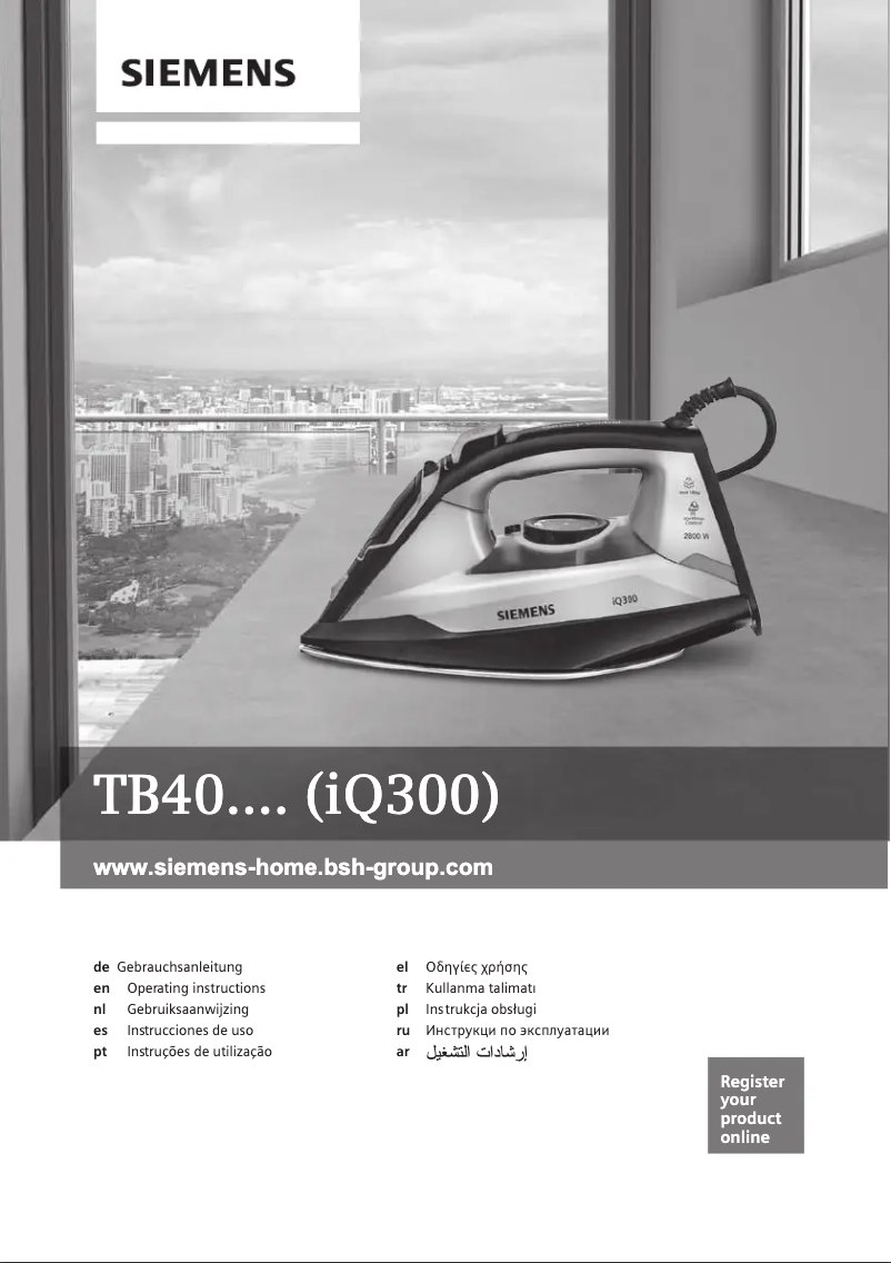 Page 1 de la notice Manuel utilisateur Siemens TB402850