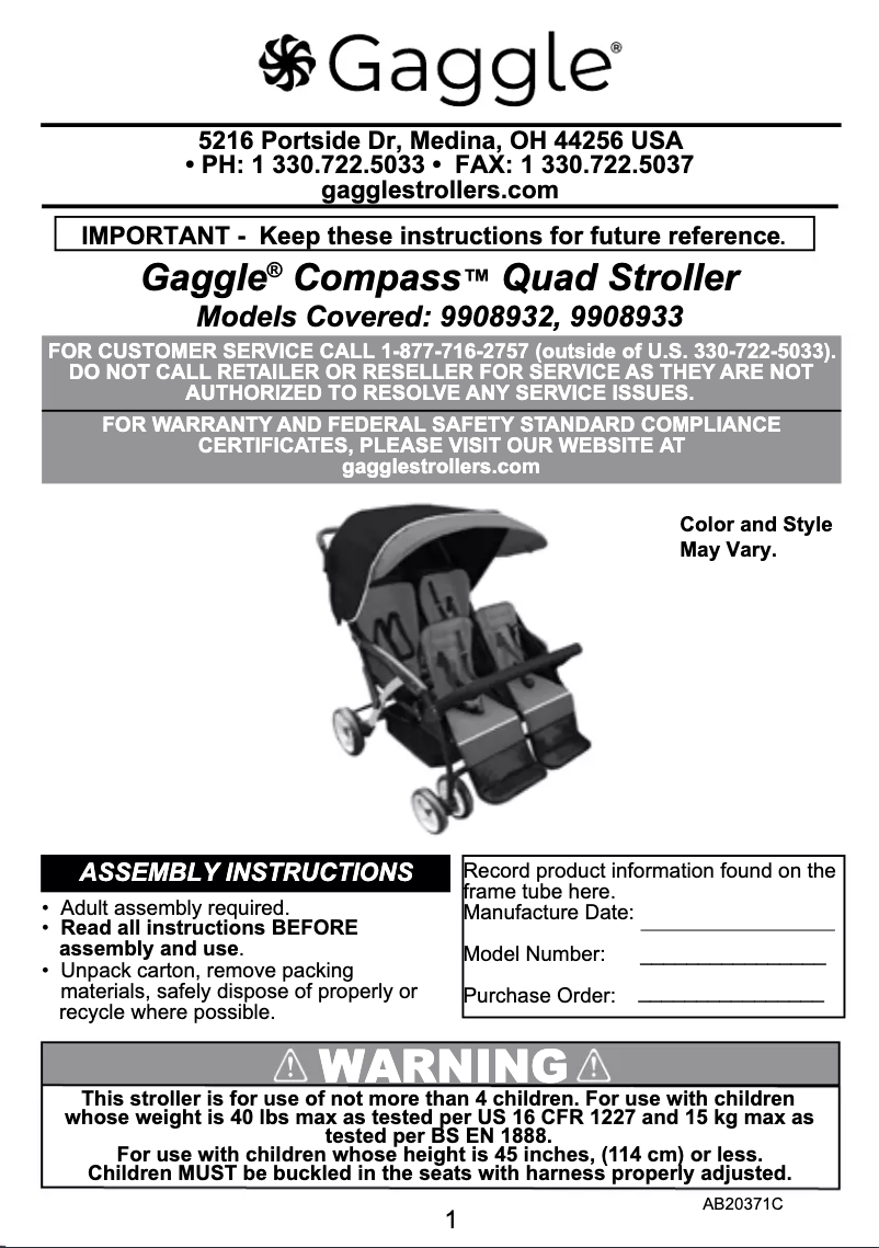 Página 1 del manual Manual de usuario Gaggle Compass