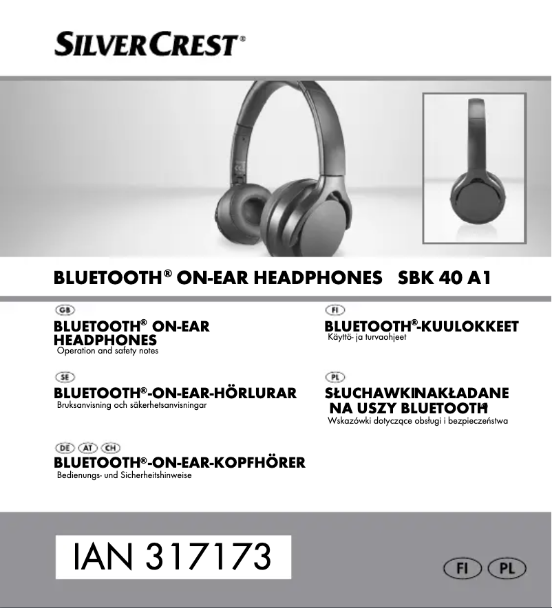 Page n°1 - Manuel utilisateur SilverCrest SKHO 40 A1