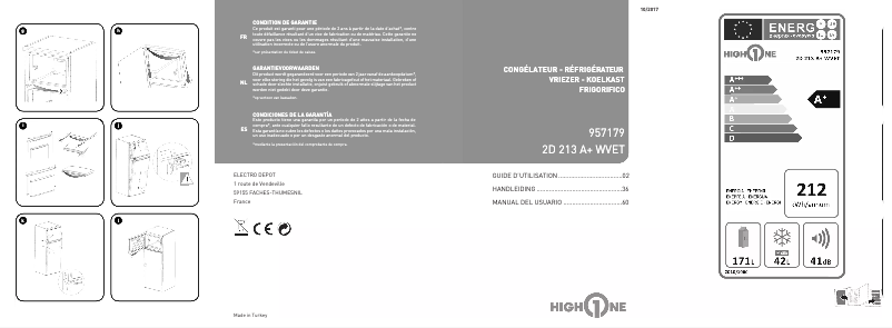 Page n°1 - Manuel utilisateur High One 2D 213 A+ WVET