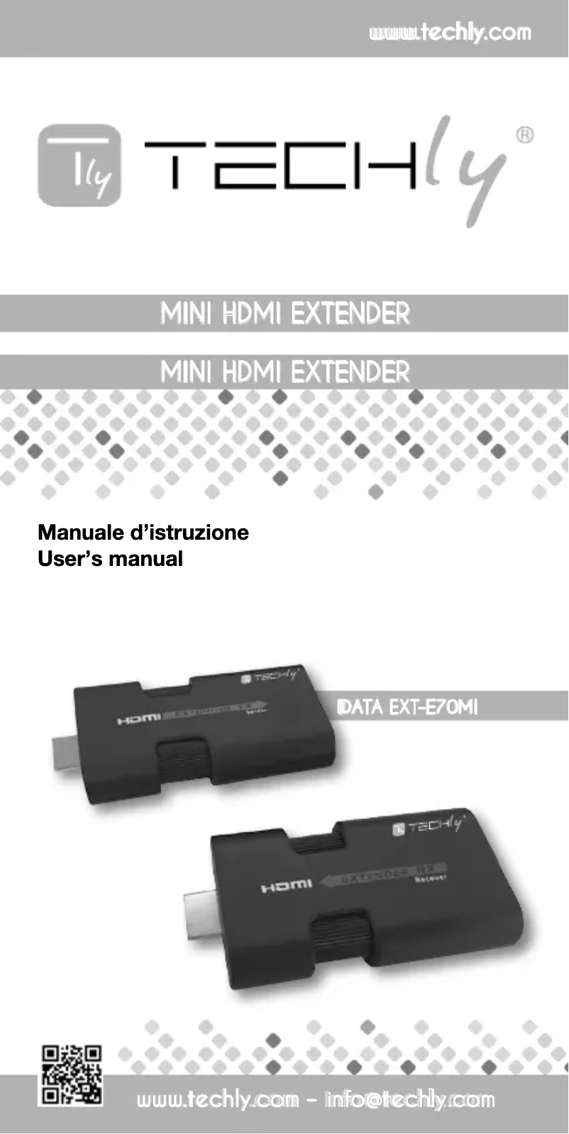 Page n°1 - Manuel utilisateur Techly IDATA EXT-E70MI