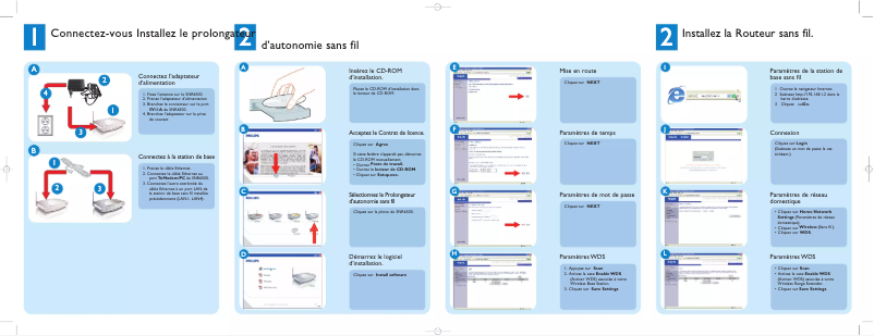 Page 1 of the manual Quick Start Guide Philips SNR6500