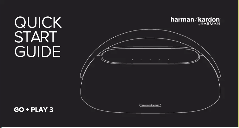 Page 1 de la notice Manuel utilisateur Harman Kardon Go + Play 3