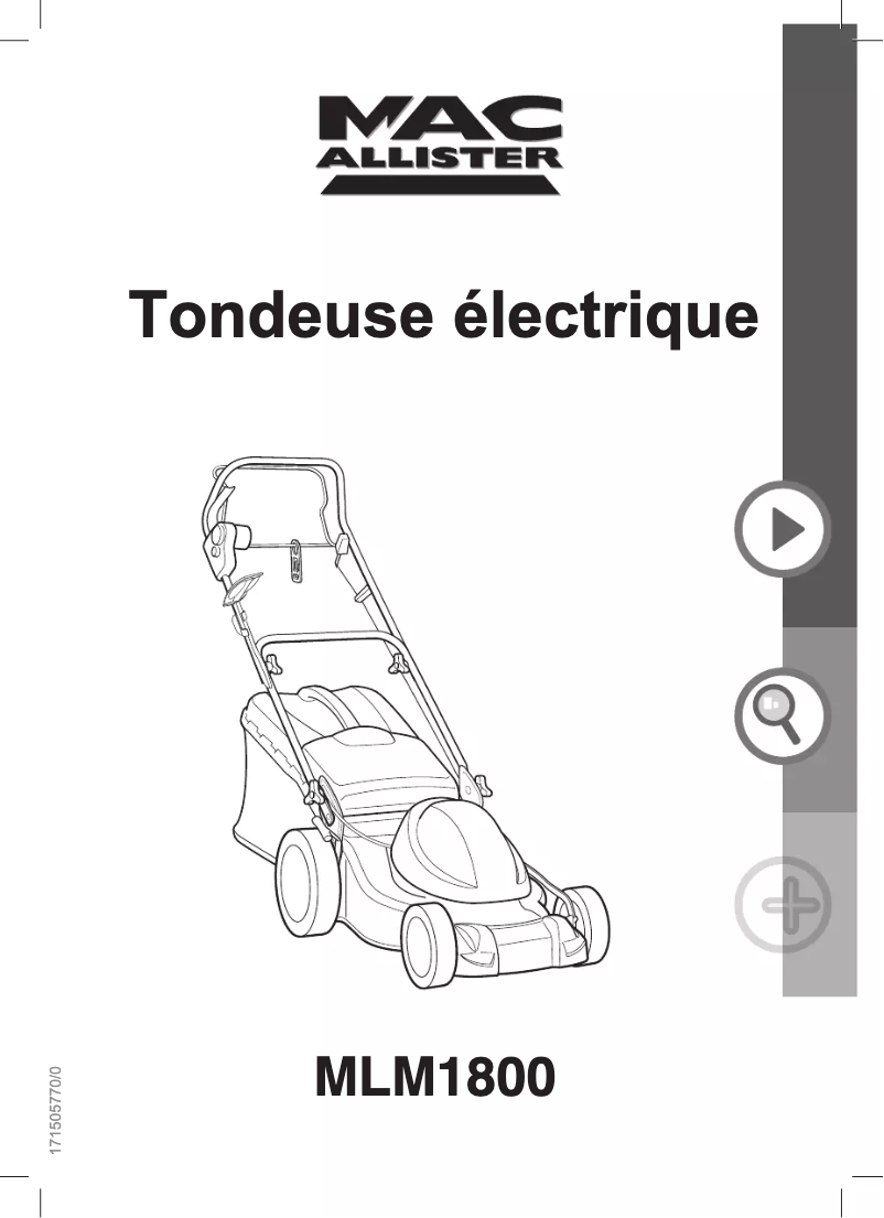 Page 1 de la notice Manuel utilisateur MacAllister MLM1800