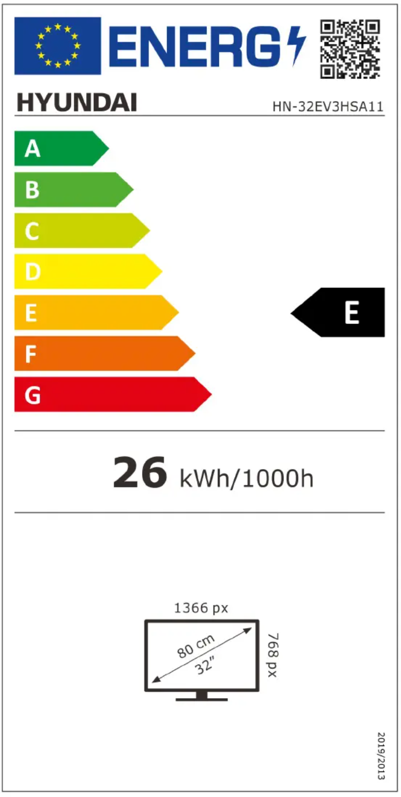 Image de la première page du manuel de l'appareil HN-32EV3HSA11
