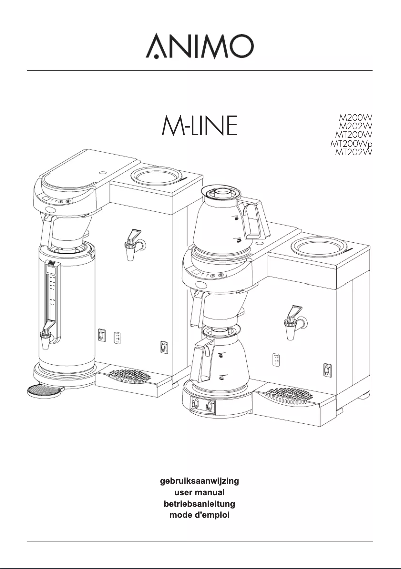 Page 1 de la notice Manuel utilisateur Animo M200W