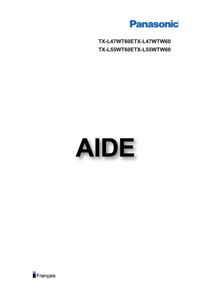 Imagen de la primera página del manual del dispositivo Viera TX-L55WT60E