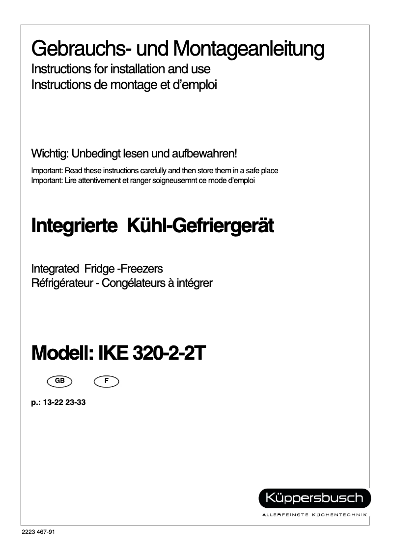 Imagen de la primera página del manual del dispositivo IKE 320-2-2T