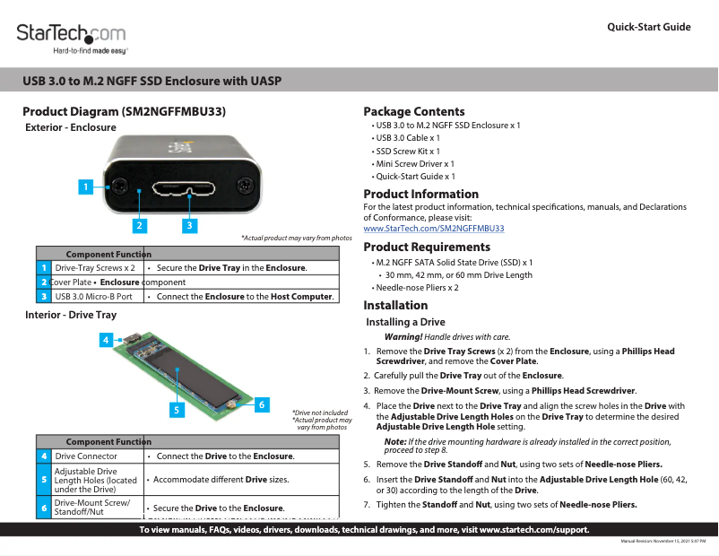 Image de la première page du manuel de l'appareil SM2NGFFMBU33