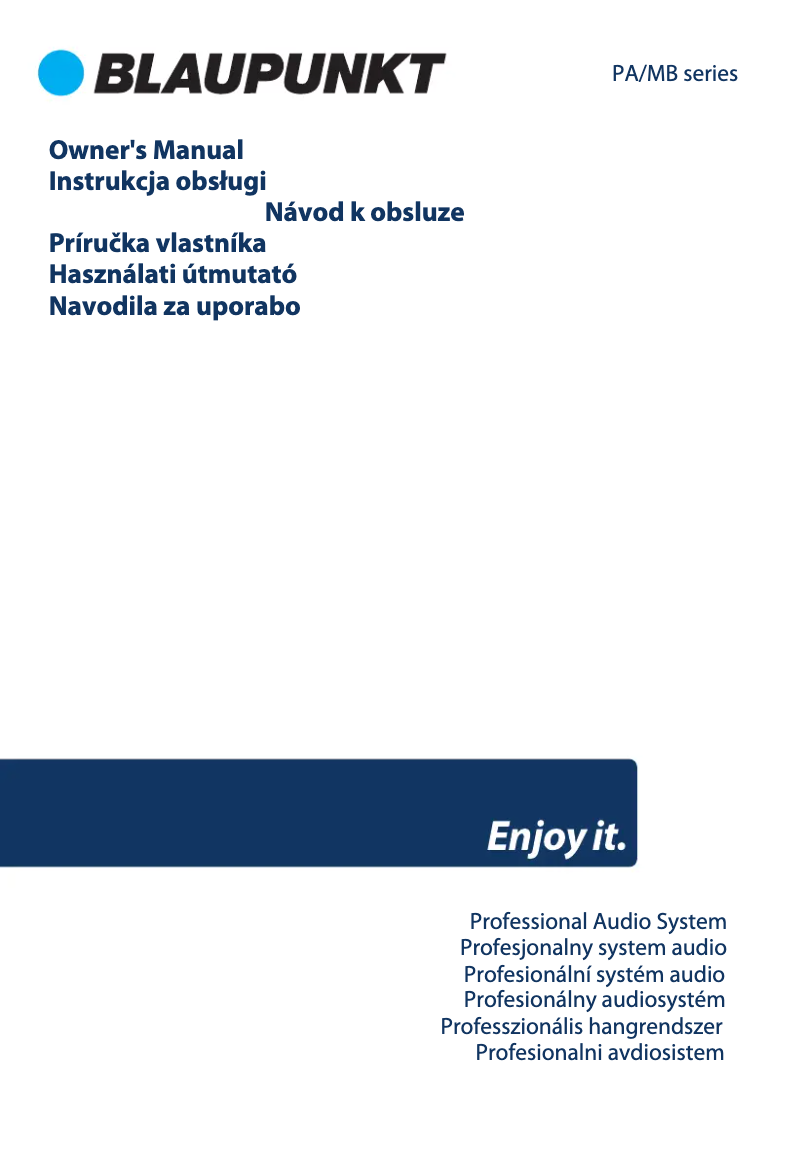 Image de la première page du manuel de l'appareil MB06