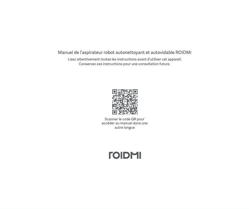 Image de la première page du manuel de l'appareil EVA