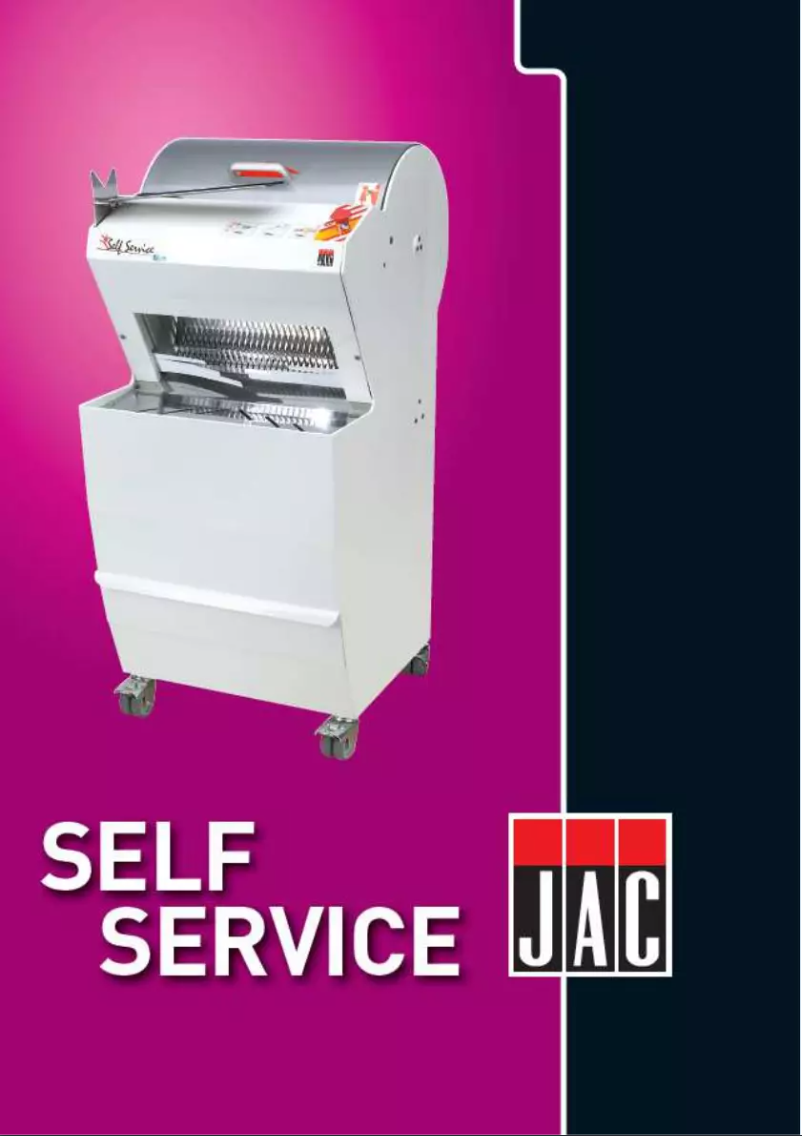 Image de la première page du manuel de l'appareil Self Service