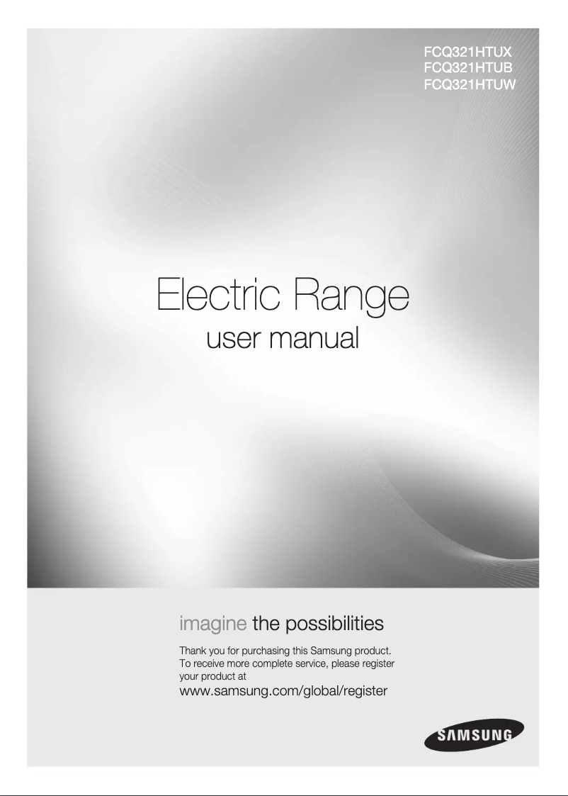 Image de la première page du manuel de l'appareil FCQ321HTUX