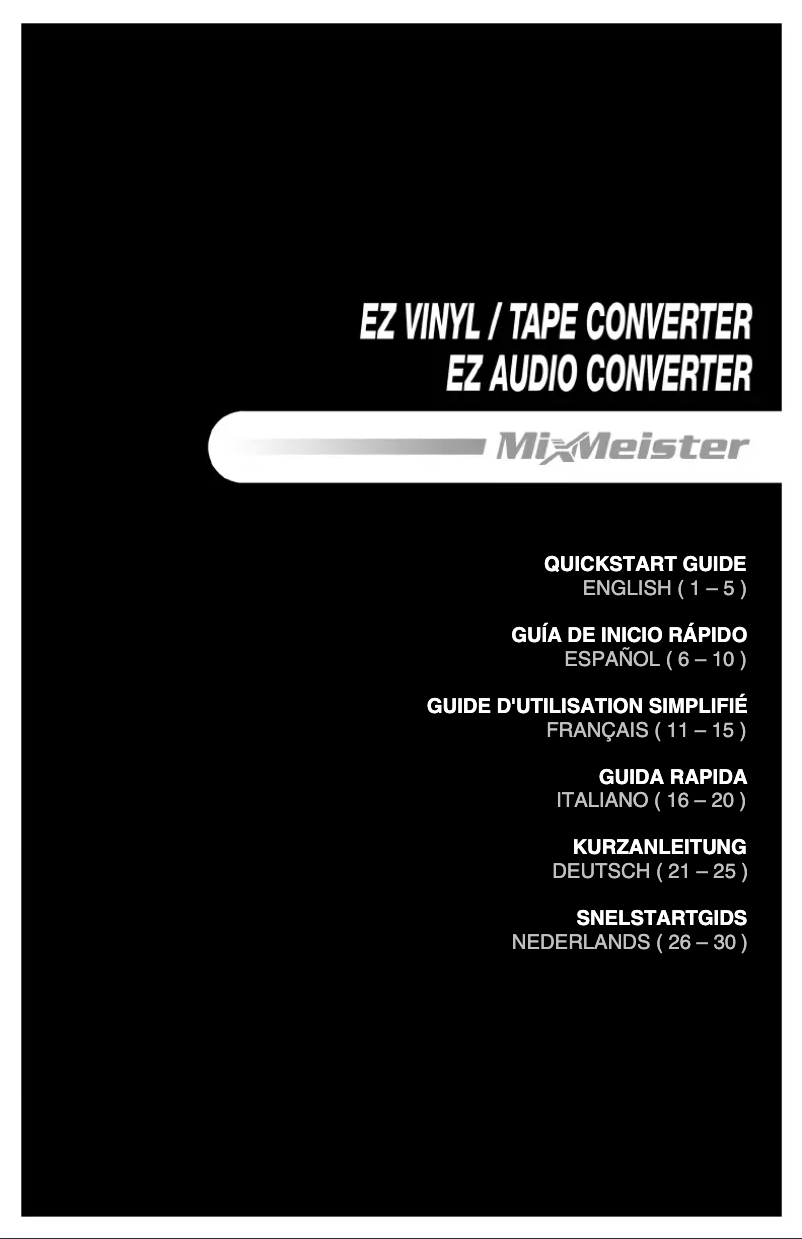 Image de la première page du manuel de l'appareil PT01USB