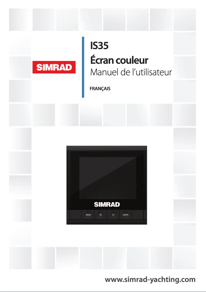 Page 1 de la notice Manuel utilisateur Simrad IS35