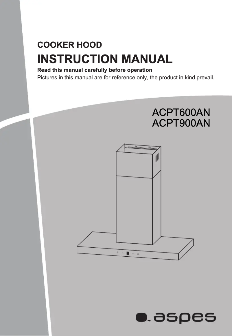 Página 1 del manual Manual de usuario Aspes ACPT900AN