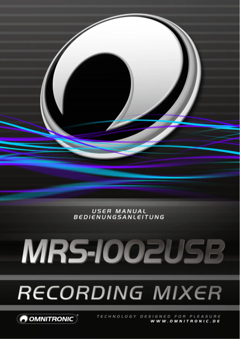 Image de la première page du manuel de l'appareil MRS-1002USB