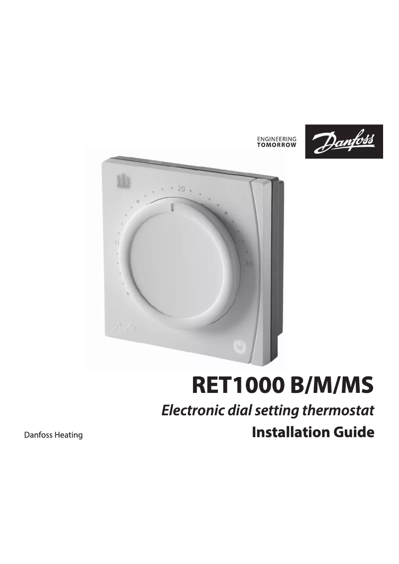Imagen de la primera página del manual del dispositivo RET1000 B