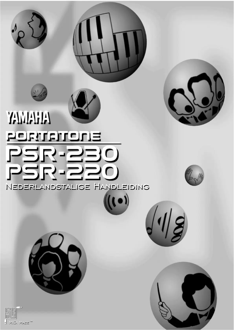 Página 1 del manual Manual de usuario Yamaha Portatone PSR-220