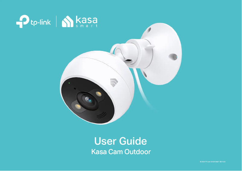 Page n°1 - Manuel utilisateur TP-Link Kasa Cam Outdoor KC420WS