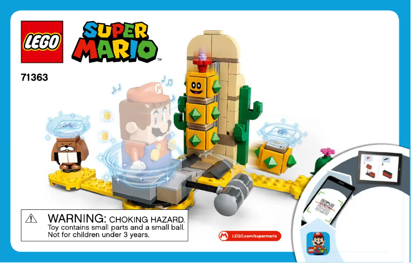 Page 1 de la notice Manuel utilisateur Lego Super Mario 71363