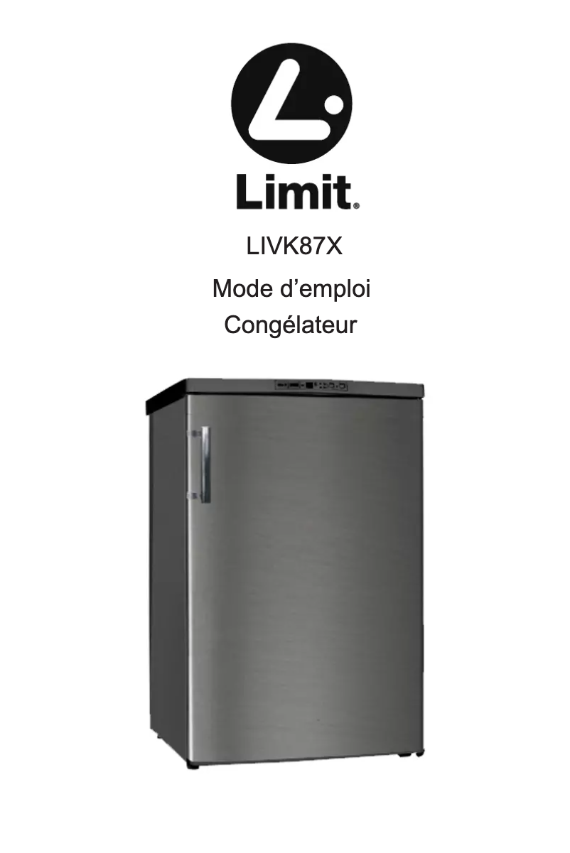 Image de la première page du manuel de l'appareil LIVK87X