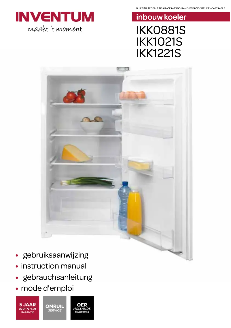 Image de la première page du manuel de l'appareil IKK1021S