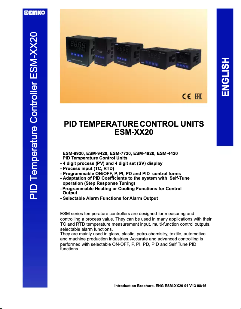 Página 1 del manual Manual de usuario Emko ESM-4920