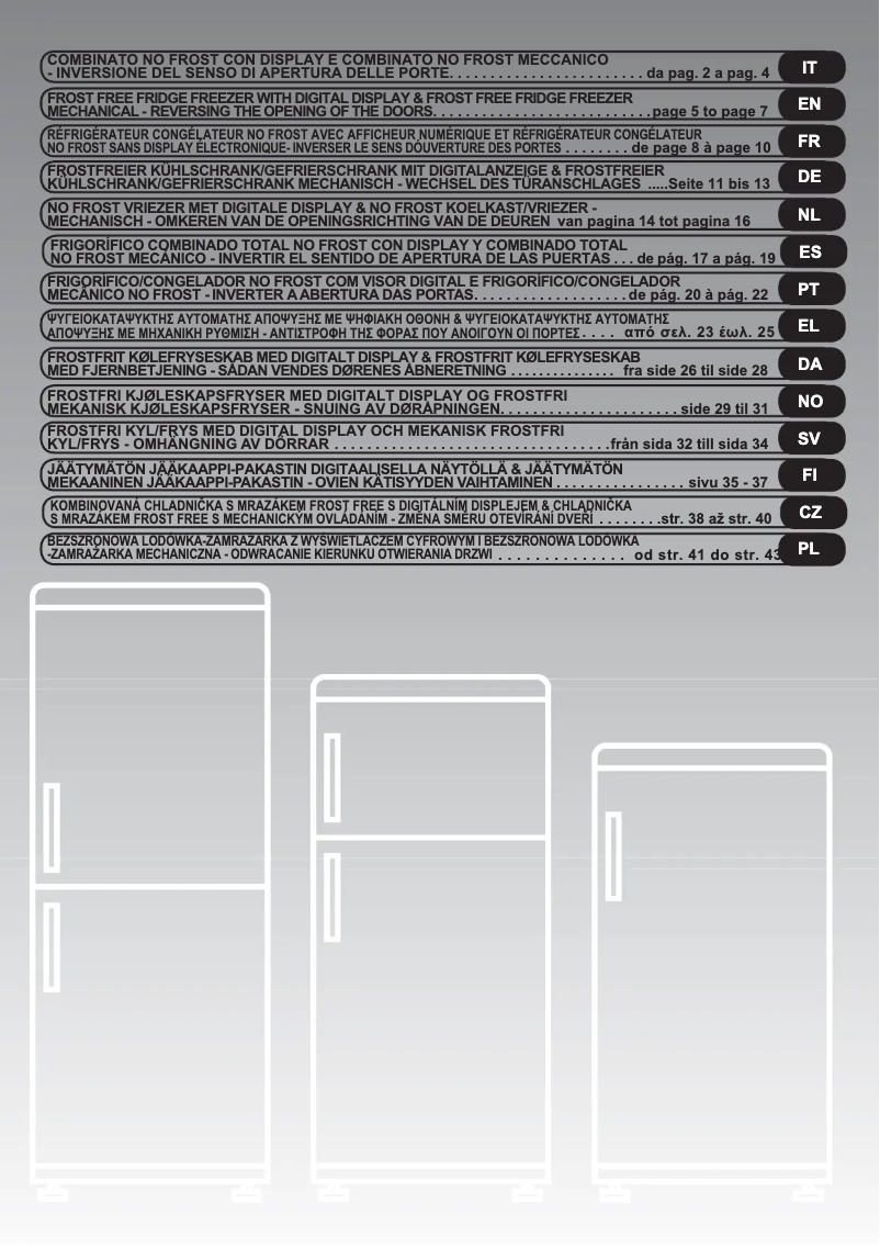 Page 1 de la notice Manuel utilisateur Hoover HNC 2076 IX