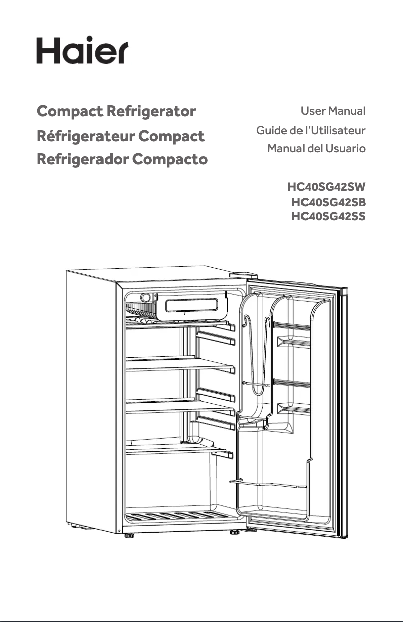 Image de la première page du manuel de l'appareil HC40SG42SB