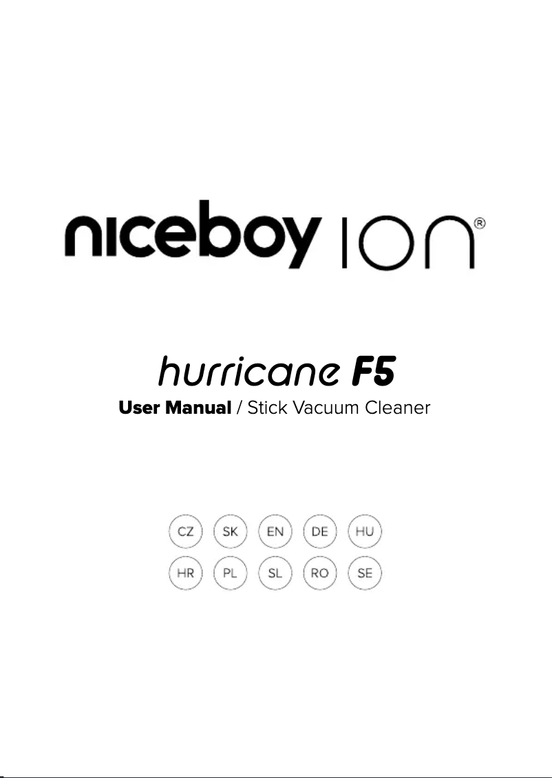 Página 1 del manual Manual de usuario Niceboy ION Hurricane F5