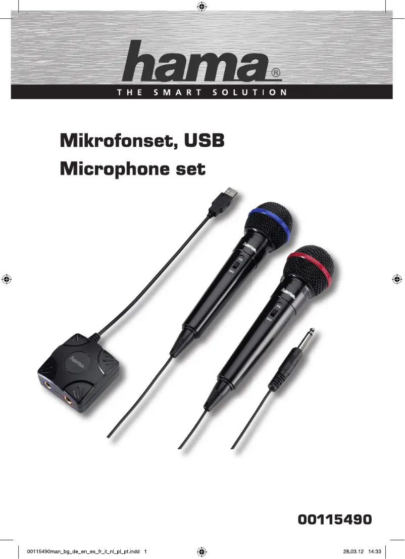 Page n°1 - Manuel utilisateur Hama 00115490