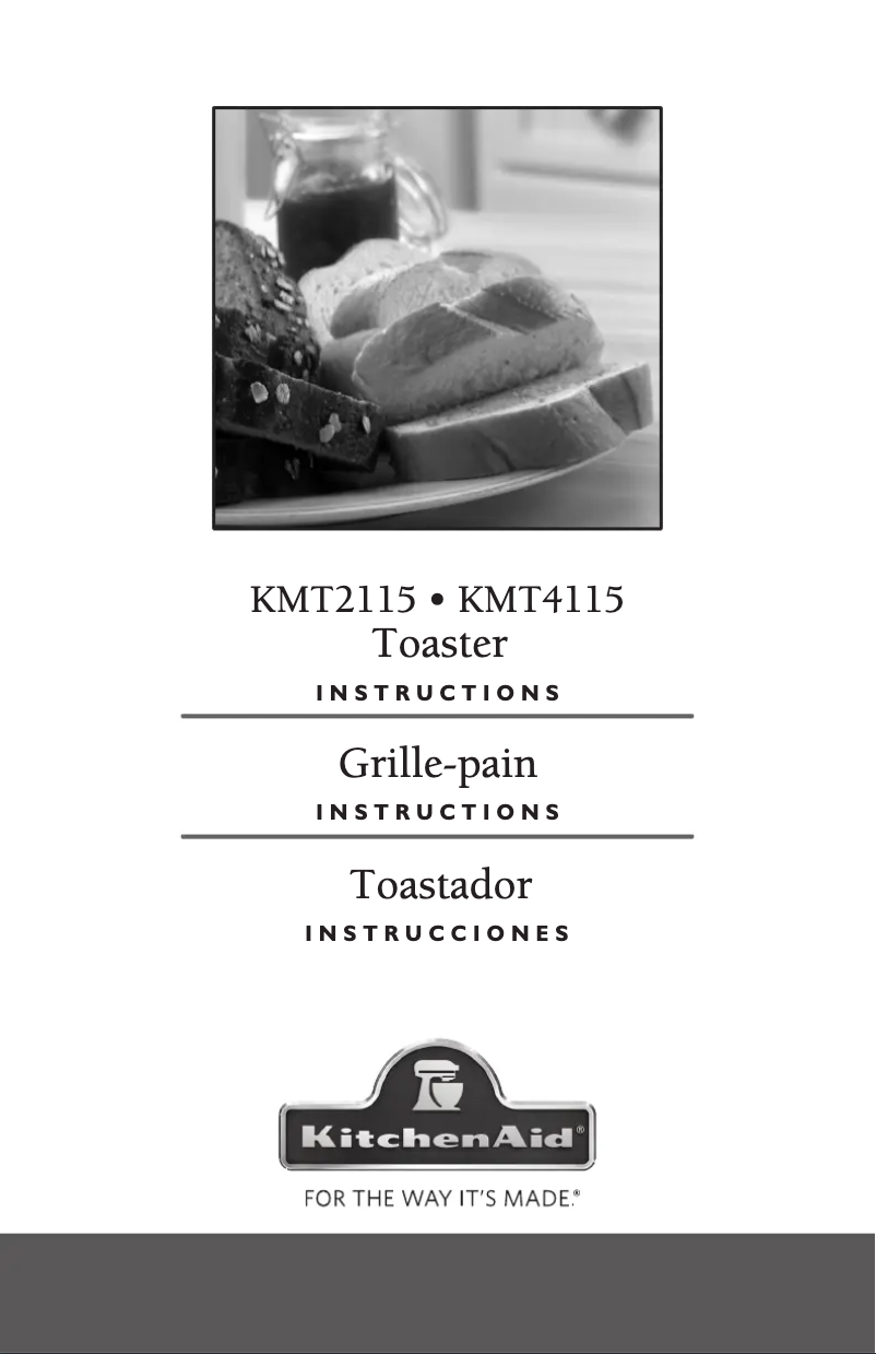 Image de la première page du manuel de l'appareil KMT4115CU