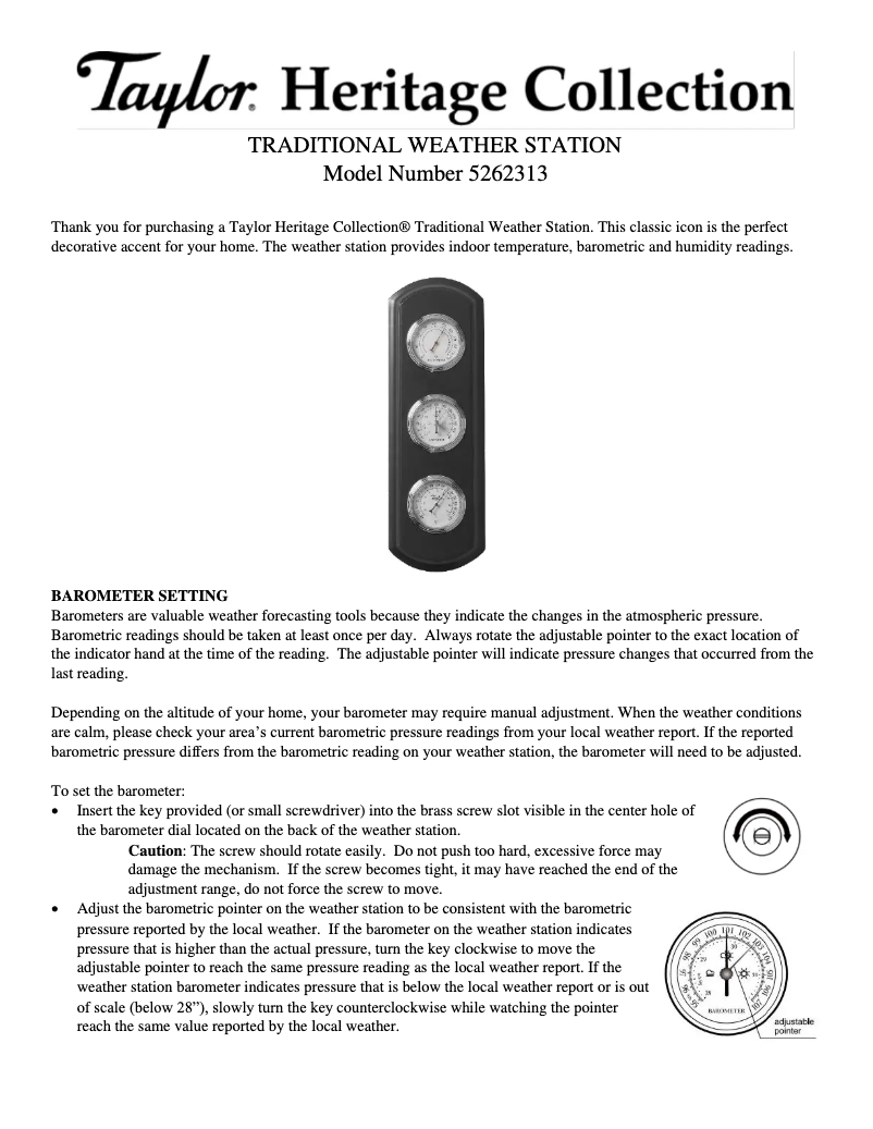 Image de la première page du manuel de l'appareil 5262313