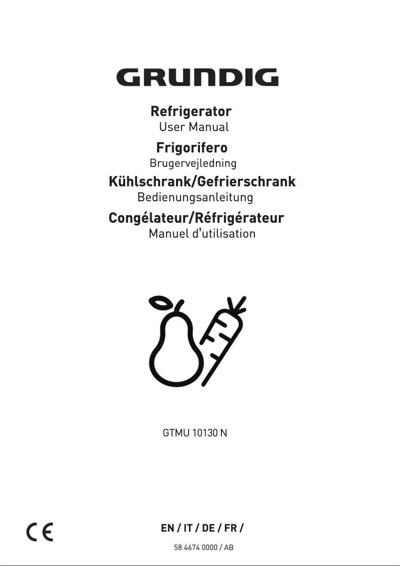 Imagen de la primera página del manual del dispositivo GTMU10130N