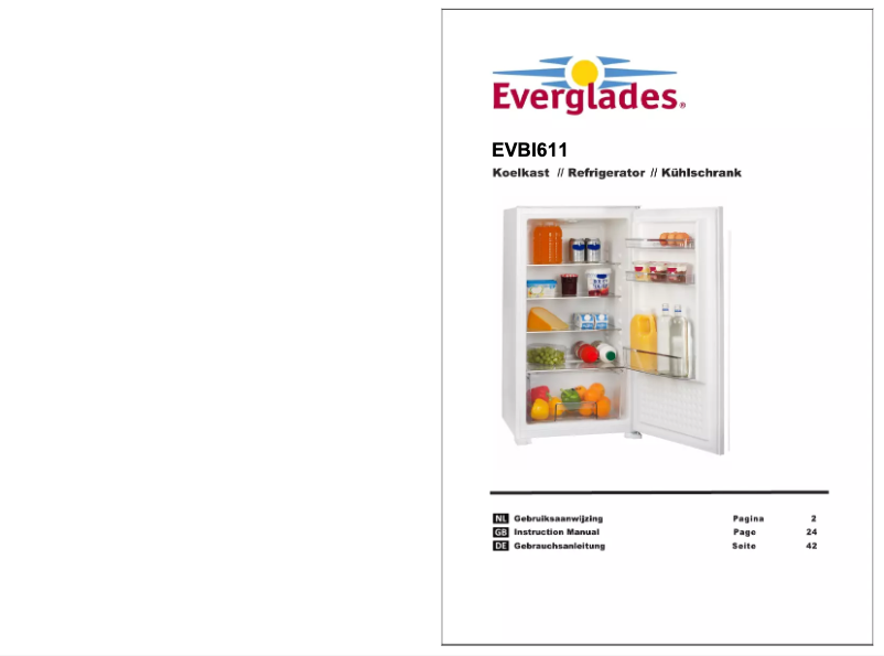 Page n°1 - Manuel utilisateur Everglades EVBI611