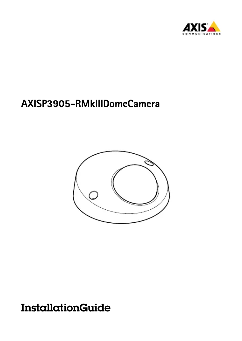 Image de la première page du manuel de l'appareil P3905-R