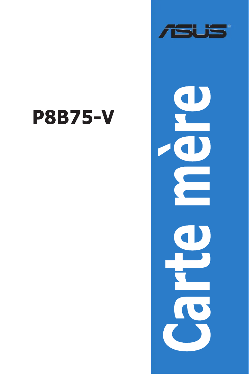 Page 1 de la notice Manuel utilisateur Asus P8B75-V