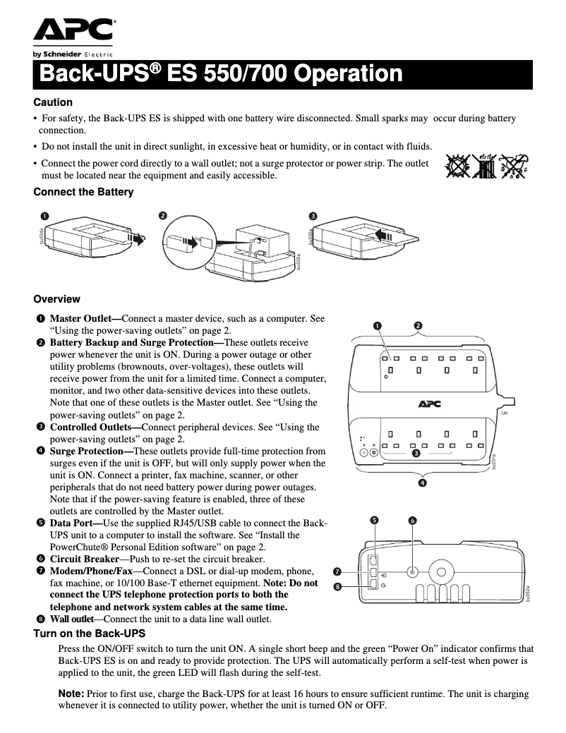 Image de la première page du manuel de l'appareil BE700G-UK