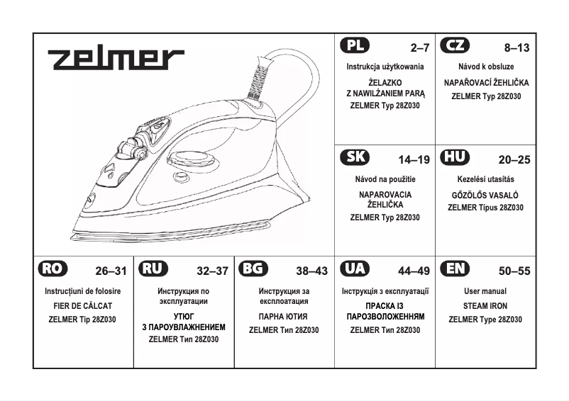 Page 1 de la notice Manuel utilisateur Zelmer Navigator Premier 28Z030